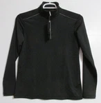 Women's Descente Grace T-neck Slim Fit Half Zip Top Black Size Large New. Price: $62.95.
