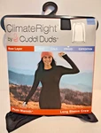 Climate Right Cuddl Duds Women's Plush Warmth Long Sleeve Crew Xxl 2XL Black New. Price: $11.49.