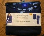 Climateright By Cuddl Duds Women 2-PIECE Base Layer Top And Legging Set Size New. Price: $14.99.