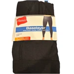 New Hanes Base Layer Premium Stretch Pant Size Large Black Thermal Long Johns. Price: $11.99.