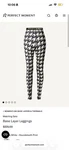 Perfect Moment Base Layer Leggings Houndstooth Black White Women Nwt New. Price: $185.00.