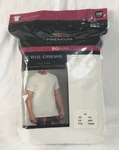 New Fruit Of The Loom 3 Pack White Big Man 5XB 62-64 In Crew Neck T-shirts Fotl. Price: $29.99.