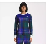 The North Face Women Sz Blue Plaid Waffle Top Shirt Base Layer Logo Pullover Pre-owned. Price: $23.72.