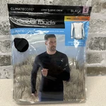 Men's Cuddl Duds Small Climate Smart Black Far-infrared Base Layer Long Sleeve New. Price: $25.00.