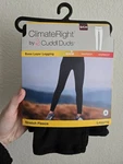 New Cuddl Duds Climateright Fleece Warmth Base Layer Leggings Womens Black. Price: $10.00.