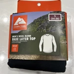 Ozark Trail Men's Wool Blend Base Layer Thermal Black Soot Top Size (34-36) New. Price: $14.95.