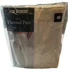 Joe Boxer Ankle Length Pants Thermal Long John Underwear Men's Size White New. Price: $9.95.