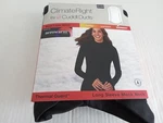Cuddl Duds Climate Right Long Sleeve Base Layer Mock Neck Xxl/xxg Womens Black New. Price: $10.90.