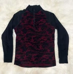 Smartwool 250 Merino 1/4 Zip Base Layer Mens Size Medium Red Black Camo Pre-owned. Price: $49.99.