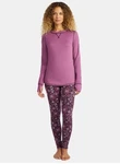 Climateright Cuddl Duds Womens Xs Base Layer Top & Legging Set Purple Aztec (R1) New. Price: $14.99.