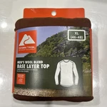 Ozark Trail Men's Wool Blend Base Layer Thermal Cognac Brown Top Sz Xl (46-48) New. Price: $14.95.