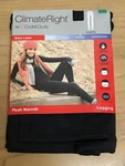 Climate Right By Cuddl Duds Base Layer Frigid Plush Warmth Legging - Black Xl/xg New. Price: $16.95.