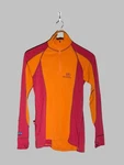 Ortovox Women Merino Wool Thermal Top 1/4 Zip Orange Red Long Sleeve Pre-owned. Price: $49.99.