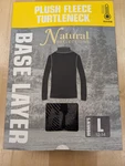 Natural Reflections Plush Fleece Turtleneck Base Layer Women's Large Black Camo New. Price: $14.99.