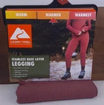 Ozark Trail Seamless Base Layer Legging Warmer Women's Size Medium Wild Ginger New. Price: $10.95.