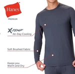 Hanes Men's Thermal Long Sleeve Performance Shirt - Dark Gray Medium Mens New. Price: $11.00.