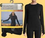 Climateright Cuddl Duds Women Xl 18-20 Long Sleeve Fleece Crew Base Top Warm New. Price: $8.95.