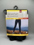Climateright Cuddl Duds Women's Size Base Layer Legging Stretch Fleece Warm New. Price: $15.95.