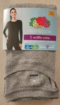 Fruit Of Loom Women's Large (12-14) Waffle Thermal Crew Top Gray #10725 New. Price: $9.95.
