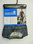 Cuddl Duds Boys Crew Top Bottoms Set Size Xl 16/18 Blue Stripe New. Price: $22.99.