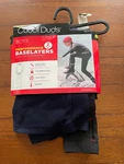 New Boys Cuddl Duds Navy & Gray Performance 2 Piece Baselayer Set Crew Pant. Price: $9.99.