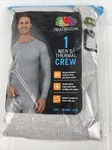 Fruit Of Loom Mens Thermal Crew X-large Gray Long Johns Undershirt New. Price: $9.99.