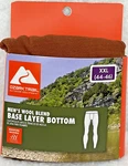 Ozark Trail Men Base Layer Bottoms Sz 2XL 44-46 Merino Wool Blend Brown New. Price: $18.89.