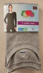 Fruit Of Loom Women's Small (4-6) Waffle Thermal Crew Top Gray #10725 New. Price: $9.95.