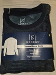 George Thermal Crew Neck Large Navy Super Soft Cotton Blend Tag Free Comfort New. Price: $7.69.