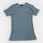 Icebreaker Skin 200 Merino Wool Base Layer Top Women's Large Blue Short Sleeve Pre-owned. Price: $29.00.