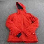 Salomon Jacket Mens Medium Red Hooded Full Zip Insulated Ski Snowboard Winter Pre-owned. Price: $47.99.