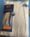 Fruit Of Loom Mens Thermal Knit Dbl Layer Cuffs Stretch Large New. Price: $16.95.