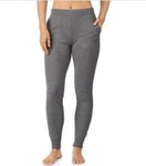 Cuddl Duds Women's Gray Stretch Thermal Leggings Xs New. Price: $32.00.