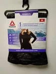 Reebok Womens Performance Base Layer Long Sleeve Crew Medium Black/gray New. Price: $13.20.