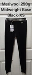 Meriwool Layers 250G Midweight Base Bottom Women's, Size Xs, Black New. Price: $39.00.