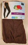 Fruit Of Loom Women's Xs 0-2 Waffle Thermal Pants Brown #10725 New. Price: $9.95.