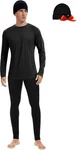 Men's 100% Merino Base Layer Winter Ski Warm Underwear&wool Beanie 3PC Sets New. Price: $97.74.