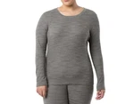 Fruit Loom Women's Eversoft Waffle Thermal Top, Gray Size (12-14) New. Price: $13.99.