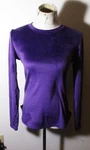 Climate Right By Cuddle Duds Purple Fleece Long Sleeve Top Women's Size Pre-owned. Price: $14.80.