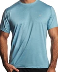 Arctic Cool Mens Crew Neck Shirt Short Sleeve Costal Blue Fusion New. Price: $26.99.