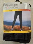 Cuddl Duds Climateright Xl Stretch Fleece Base Layer Legging Black #10726 New. Price: $15.00.