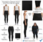 Climateright By Cuddl Duds Women's Stretch Fleece High-rise Leggings Black S/ch New. Price: $11.99.