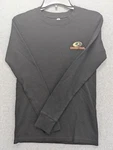 Mossy Oak Thermal Shirt Mens Medium Black Waffle Knit Long Johns Top Base Layer New. Price: $14.95.