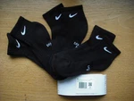 Boys/girls Nwt Nike Ankle Socks 3PRS Dri-fit Classic Black W/white Swoosh 5Y-7Y New. Price: $14.95.