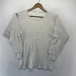 Vintage Je Morgan Thermal Shirt Men's Xl Gray Waffle Base Layer Crew Usa Made Pre-owned. Price: $16.90.