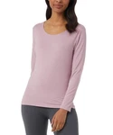 32 Degrees Women's Cozy Heat Long Sleeve Scoop Neck Top Mauve Shadows Nwt New. Price: $12.99.