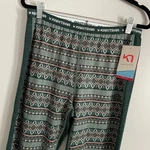 Kari Traa Lune Baselayer Womens Green Fair Isle Geometric Thermal Leggings New. Price: $40.00.