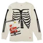 New Supreme Hanes Bones Thermal Crew FW25 White 1 Pack Size S/p Authentic Small. Price: $85.00.