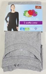 Fruit The Loom Women's Crew Shirt Top Moisture Wicking Soft Gray New. Price: $9.34.