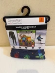 Climate Right Cuddl Duds Minecraft Boys Thermal Underwear Set Small New. Price: $14.95.